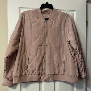 Rue21+ Plus Size Blush/Pink Color Women's Bomber Jacket Size 3X
